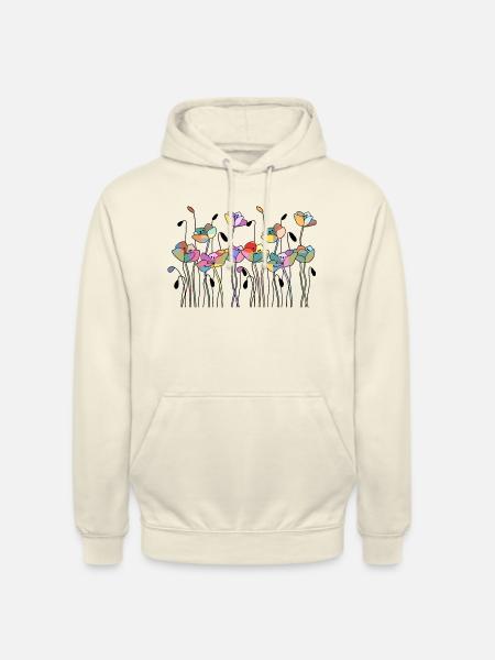 Flowers - Unisex Hoodie - vanilla