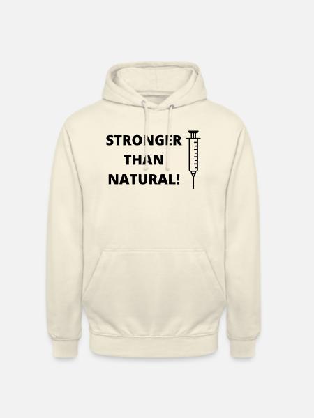 STRONGER THAN NATURAL - Unisex Hoodie - Vanille-Milchshake