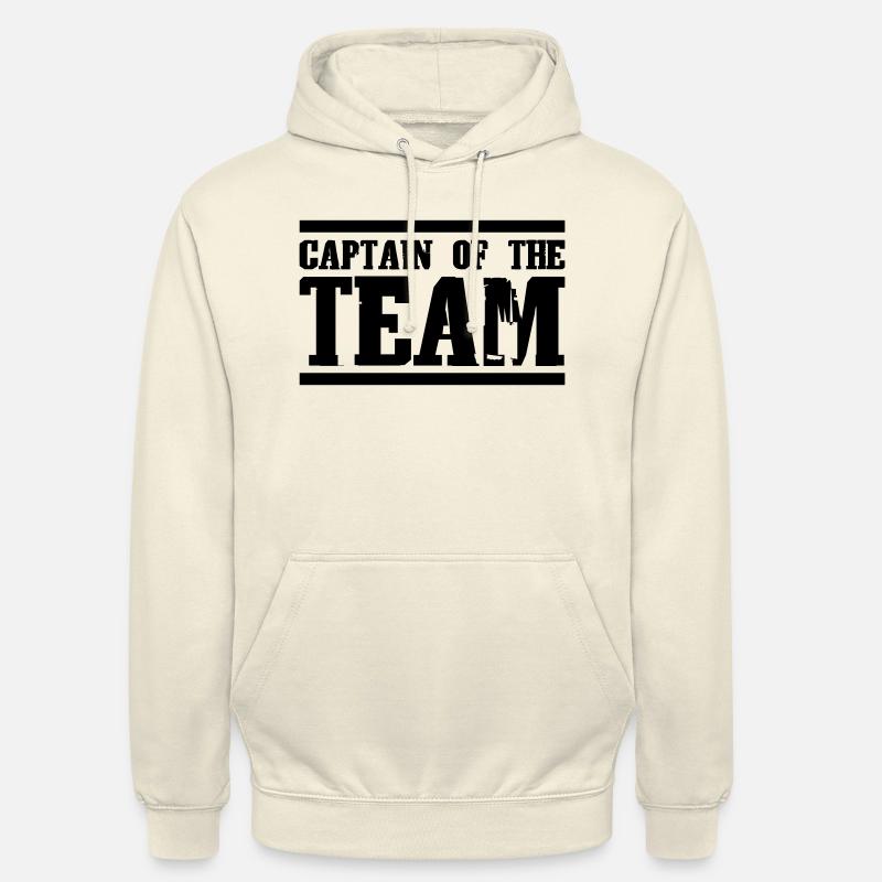Capitaine de l’équipe - Sweat-shirt à capuche unisexe - vanille