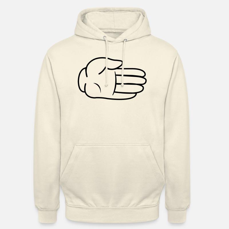 Bande dessinée à main - Sweat-shirt à capuche unisexe - vanille