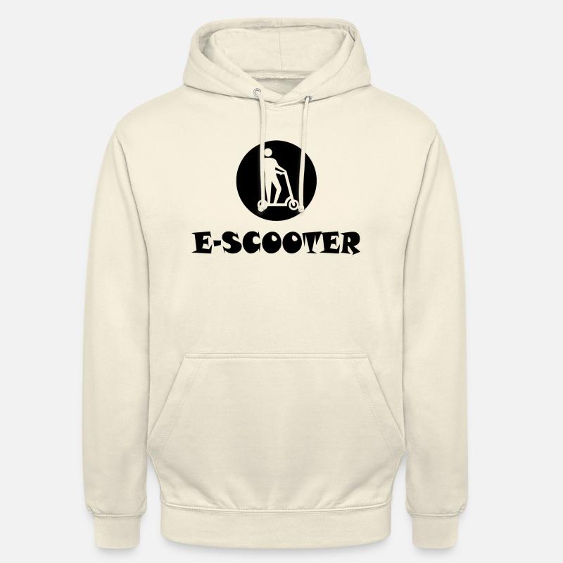 E-Scooter E-Roller Scooter - Sweat-shirt à capuche unisexe - vanille