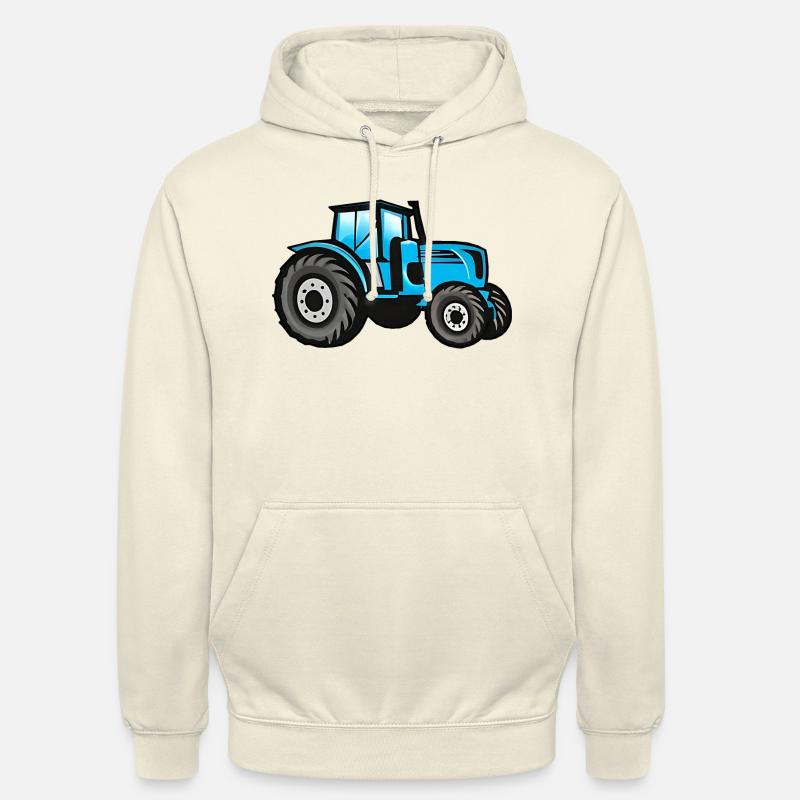 Großer Blauer Traktor - Unisex Hoodie - Vanille-Milchshake