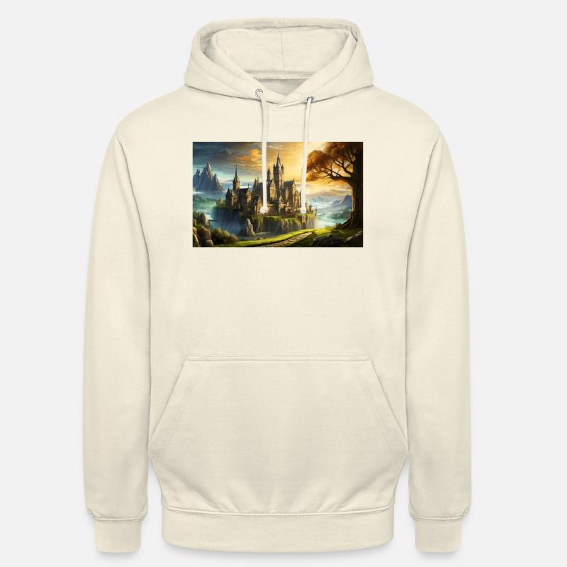 de beaux lieux mythiques – Avalon - Sweat-shirt à capuche unisexe - vanille