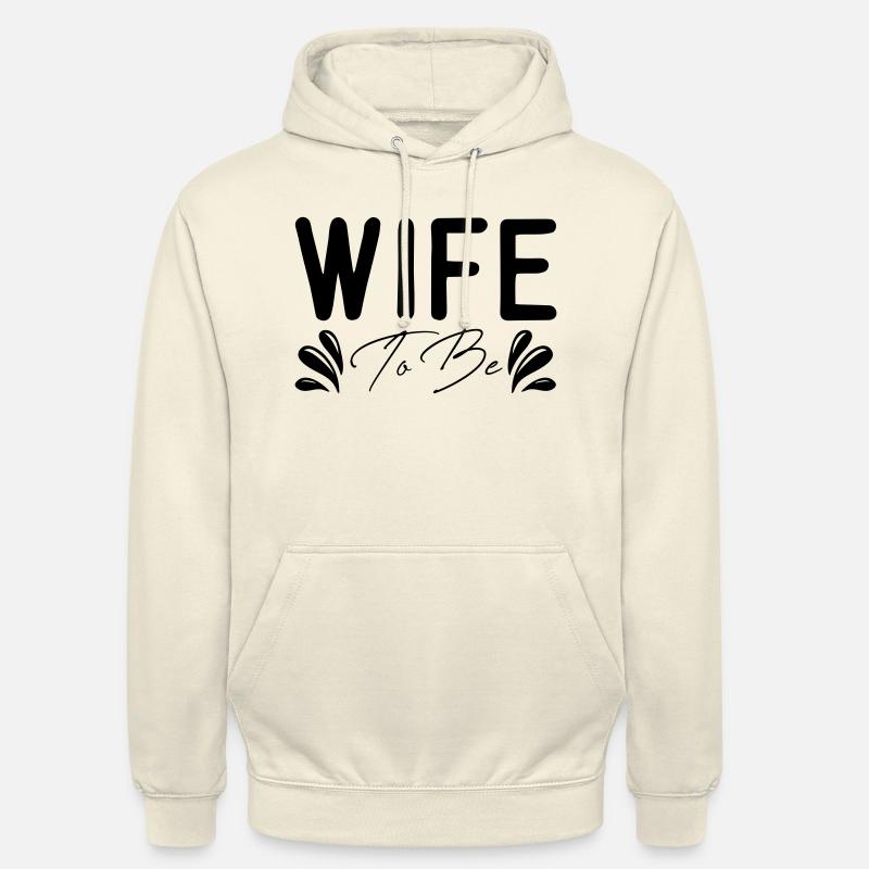 Future Mrs. : Future épouse - Sweat-shirt à capuche unisexe - vanille