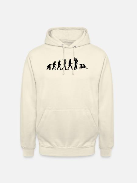 evolution daddy famille nombreuse - Sweat-shirt à capuche unisexe - vanille