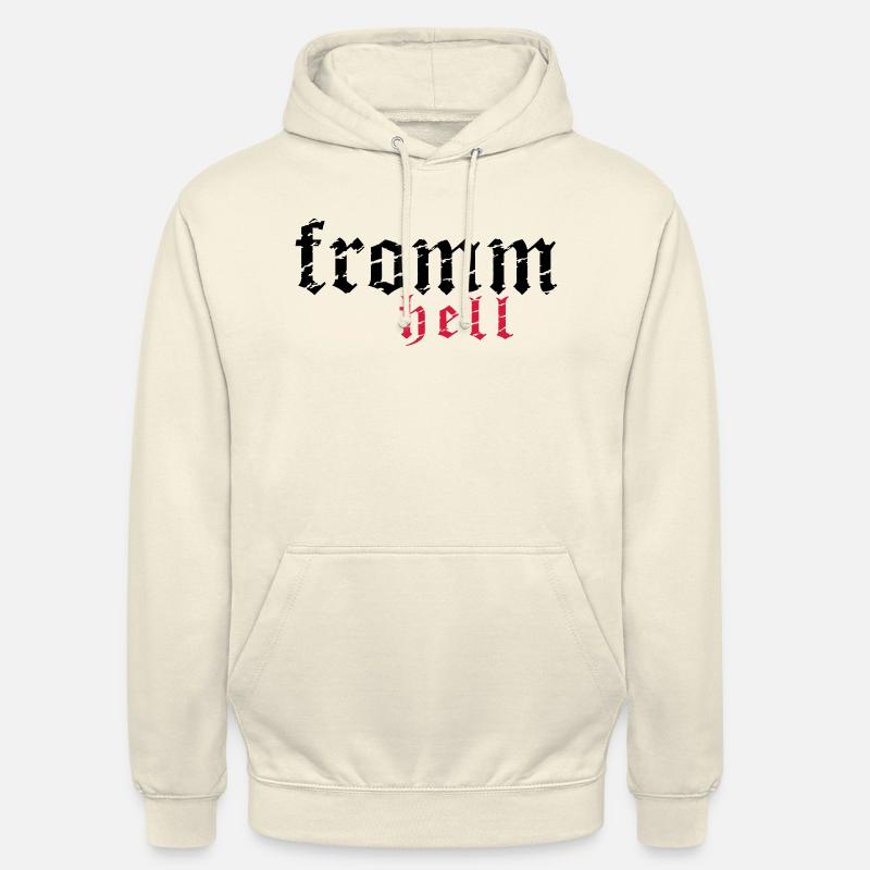 fromm hell_vec_2 de - Unisex Hoodie - Vanille-Milchshake