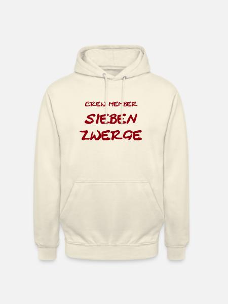 CREW_MEMBER_7Dwarfs - Unisex Hoodie - Vanille-Milchshake