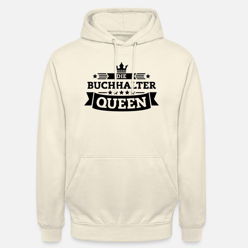 Die Buchhalter-Queen - Unisex Hoodie - Vanille-Milchshake