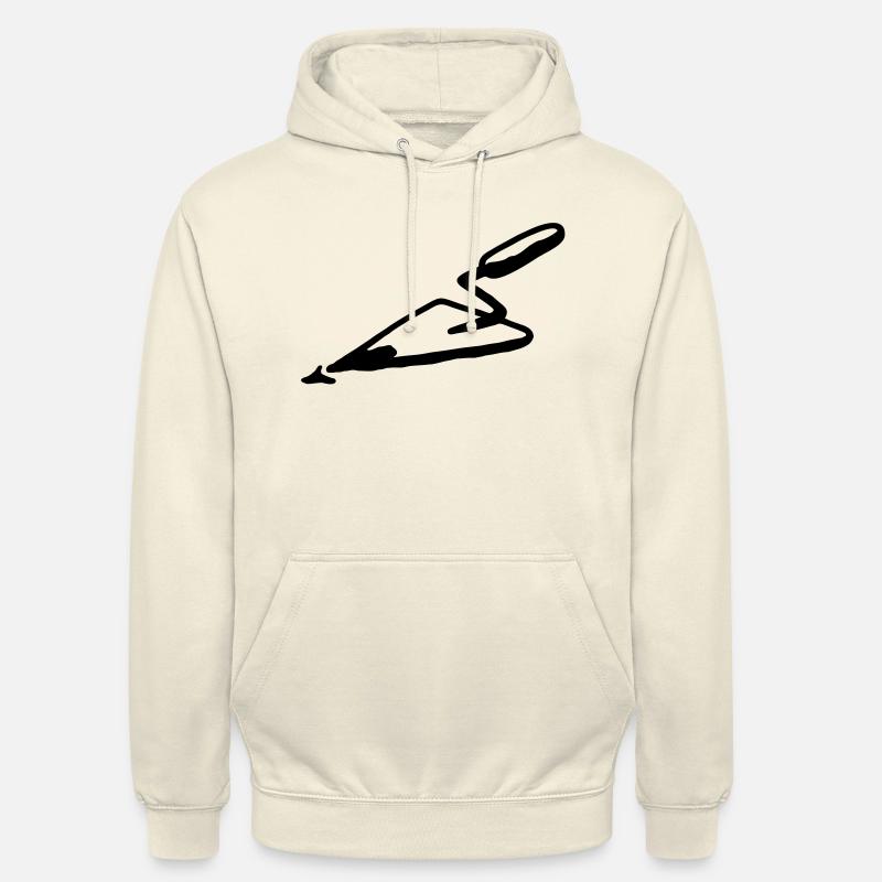 Outils de la truelle - Sweat-shirt à capuche unisexe - vanille