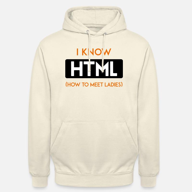 HTML web developer entwickler CSS Programmierer Unisex Hoodie