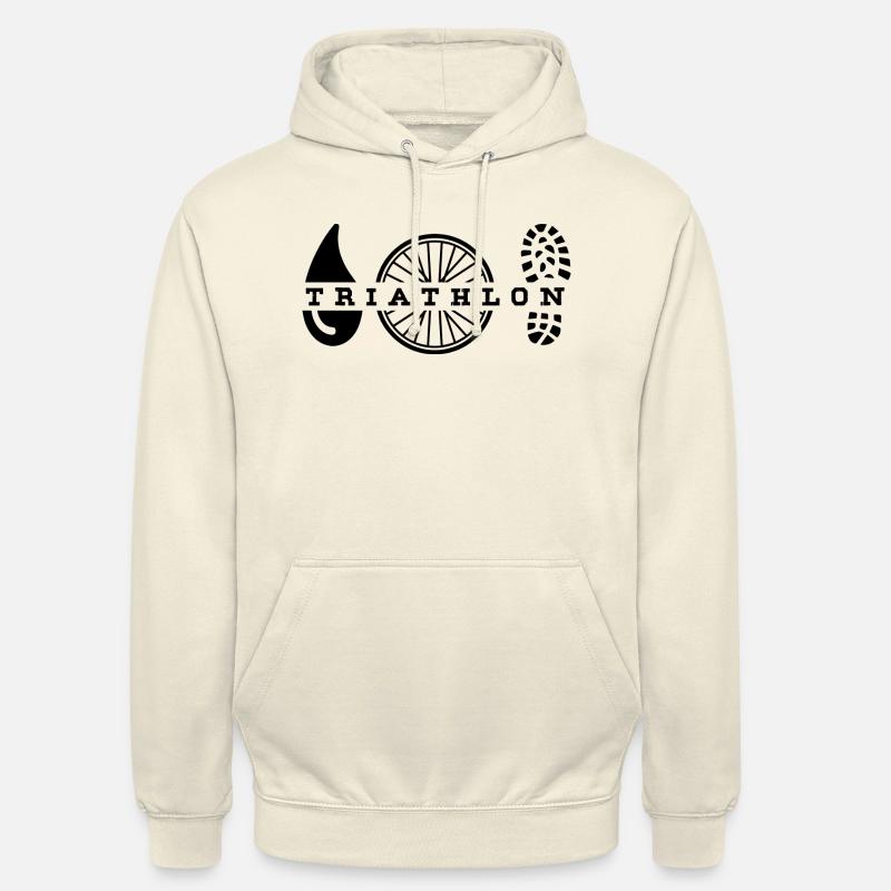Triathlon - Sweat-shirt à capuche unisexe - vanille