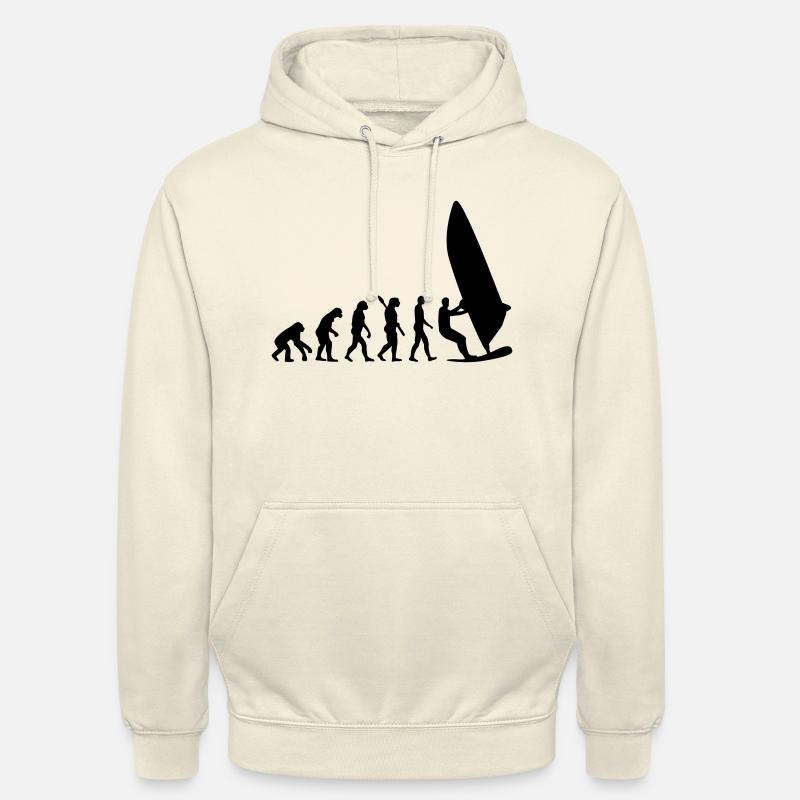 Evolution Windsurfing - Sweat-shirt à capuche unisexe - vanille