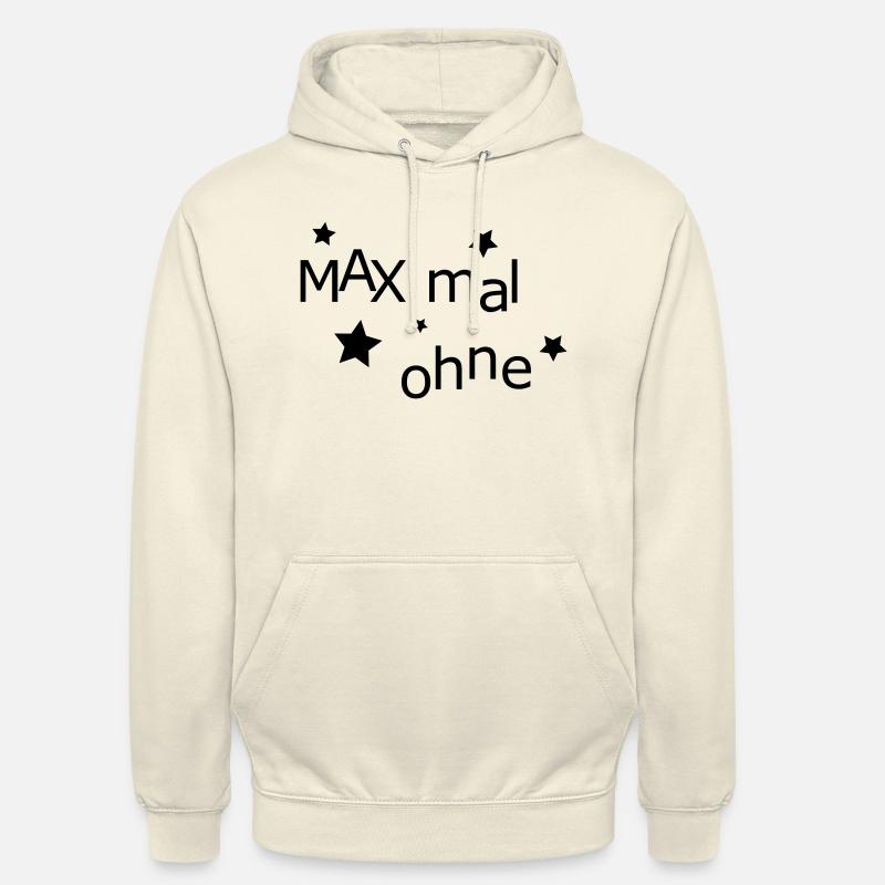 MAX mal ohne - Unisex Hoodie - Vanille-Milchshake