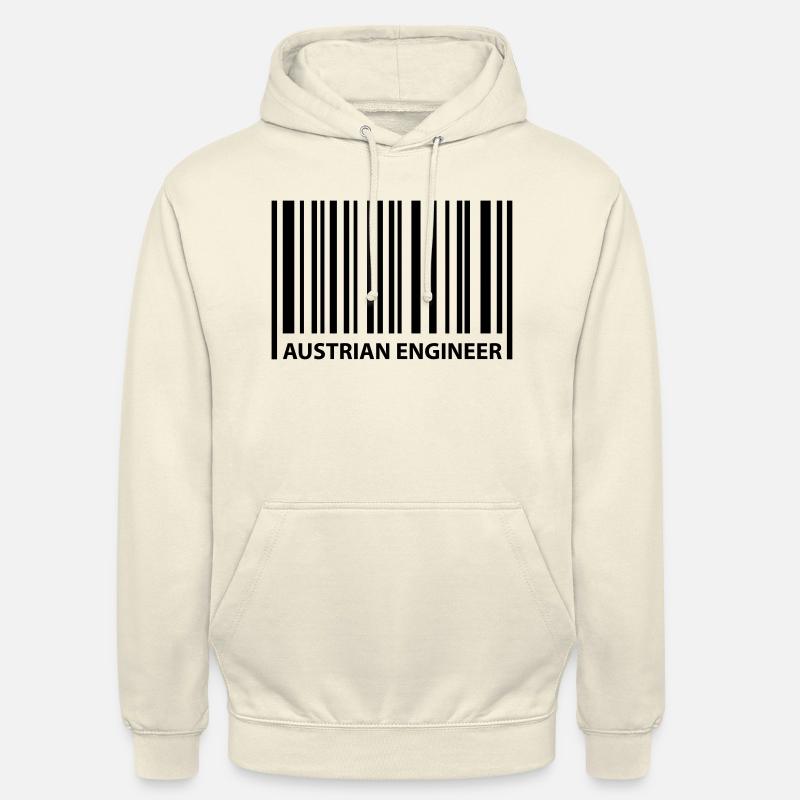 austrian engineer - Sweat-shirt à capuche unisexe - vanille