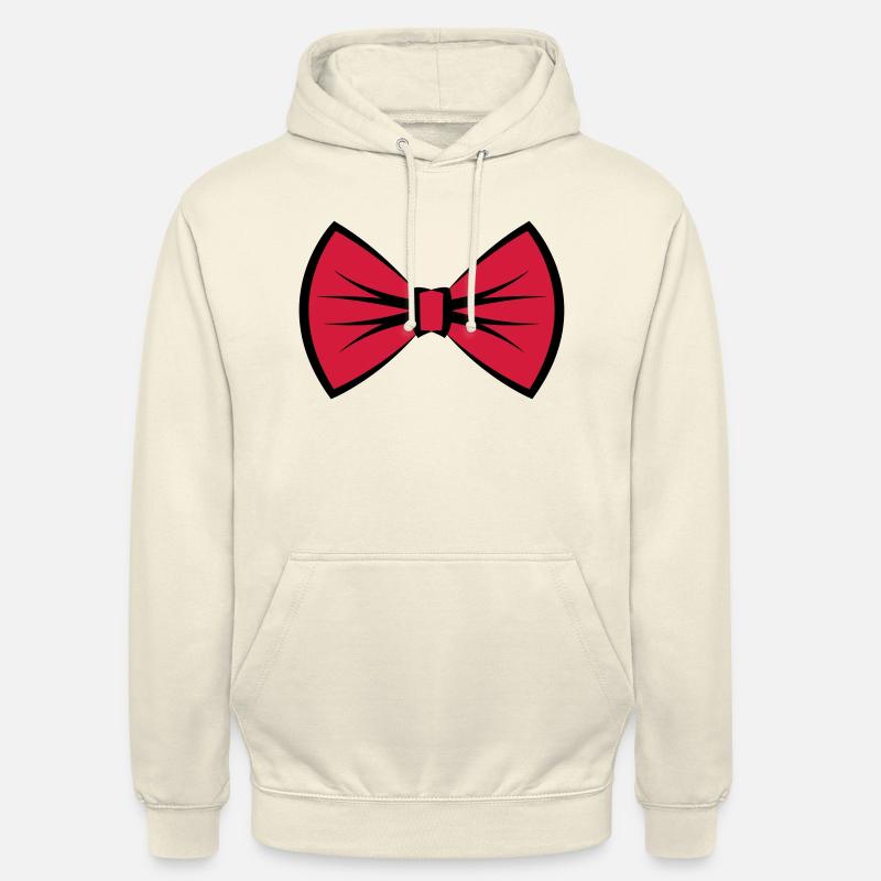 Krawattenschleife / Fliege / Querbinder - Unisex Hoodie - Vanille-Milchshake
