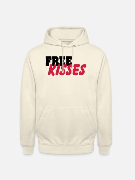 Free Kisses - Unisex Hoodie - Vanille-Milchshake