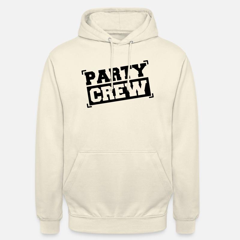 party_crew01 - Sweat-shirt à capuche unisexe - vanille