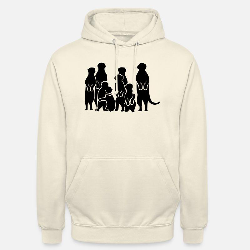 Suricate - Sweat-shirt à capuche unisexe - vanille