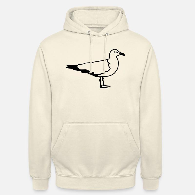 Möwe - Unisex Hoodie - Vanille-Milchshake