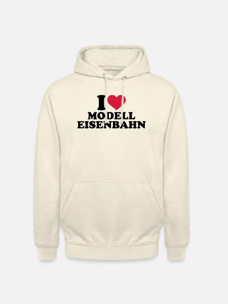 Modelleisenbahn - Unisex Hoodie - Vanille-Milchshake
