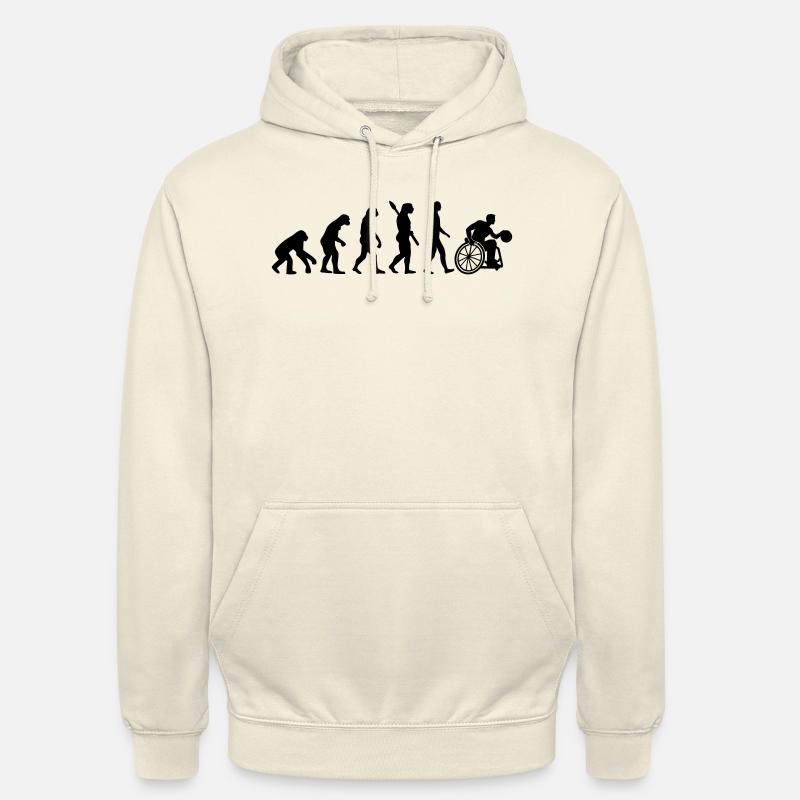 Rollstuhlbasketball - Unisex Hoodie - Vanille-Milchshake