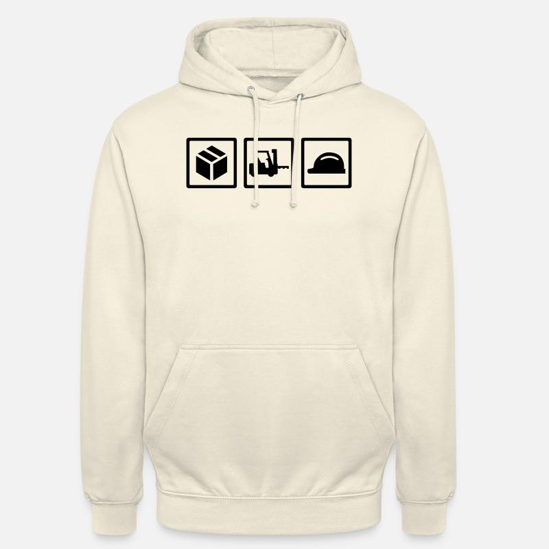 Magasinier - Sweat-shirt à capuche unisexe - vanille