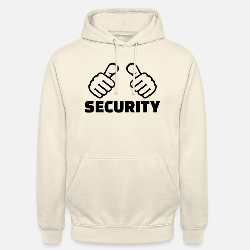 Security - Sweat-shirt à capuche unisexe - vanille