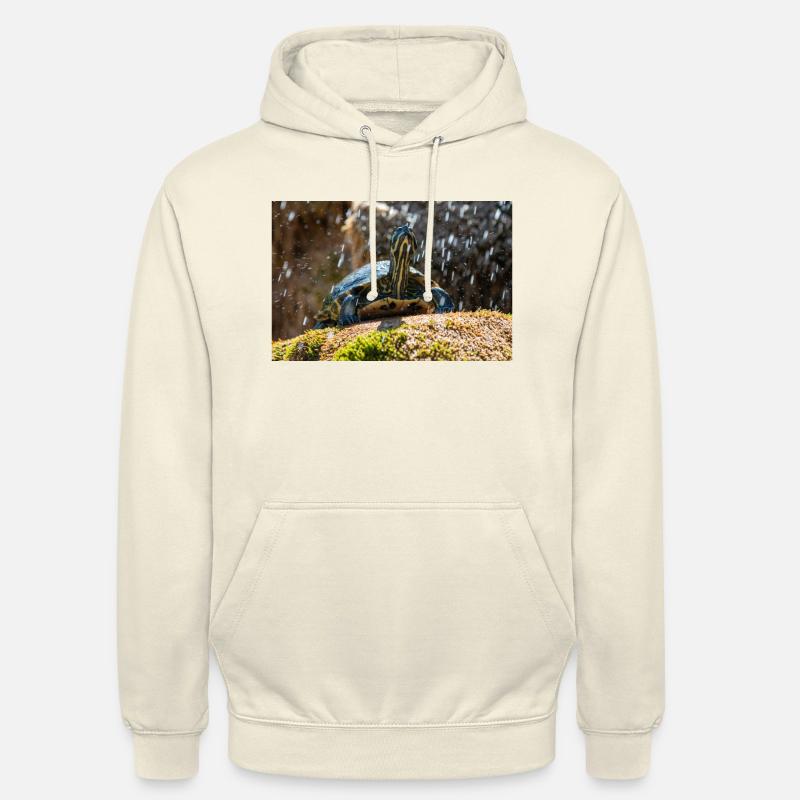 Yellow-bellied slider Trachemys scripta scripta - Unisex Hoodie - vanilla