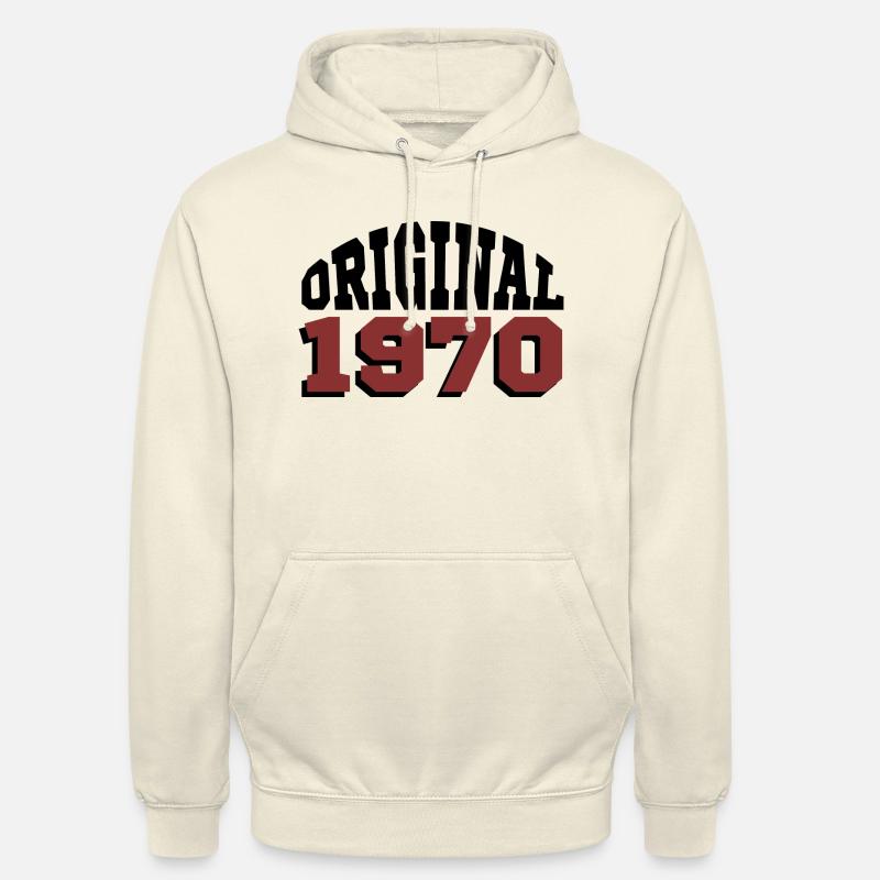 Original 1970 - Unisex-hettegenser - vanilje-milkshake