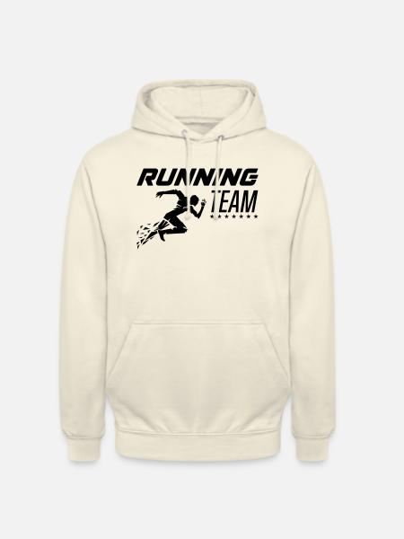 running team - Unisex Hoodie - vanilla