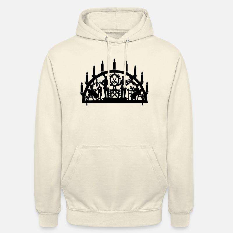 Schwibbogen 1col - Unisex Hoodie - Vanille-Milchshake
