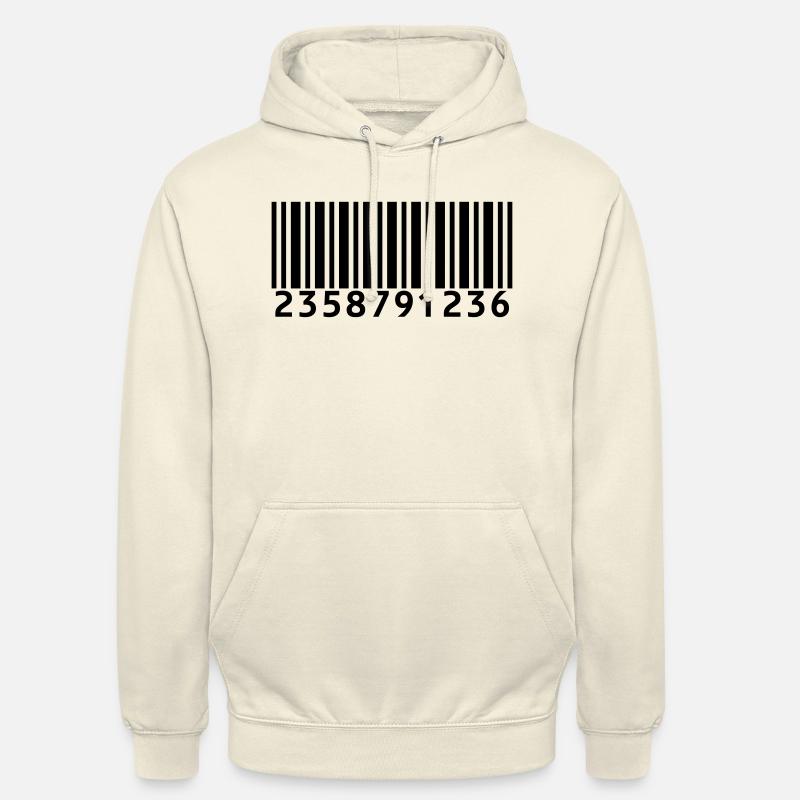 Print EAN Code - Unisex Hoodie - Vanille-Milchshake