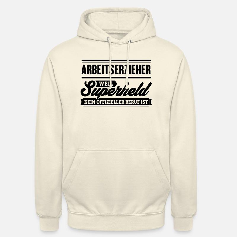 Superheld Arbeitserzieher - Unisex Hoodie - Vanille-Milchshake
