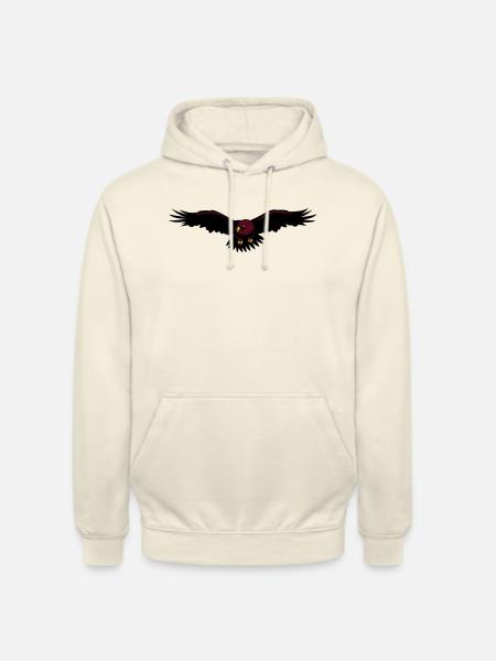 Aigle, Eagle - Sweat-shirt à capuche unisexe - vanille