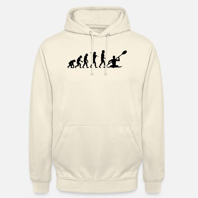 Kayaking - Kayak Evolution - Sweat-shirt à capuche unisexe - vanille