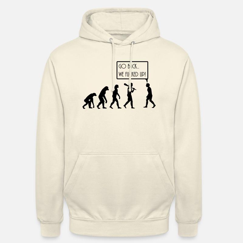 evolution - Unisex Hoodie - Vanille-Milchshake