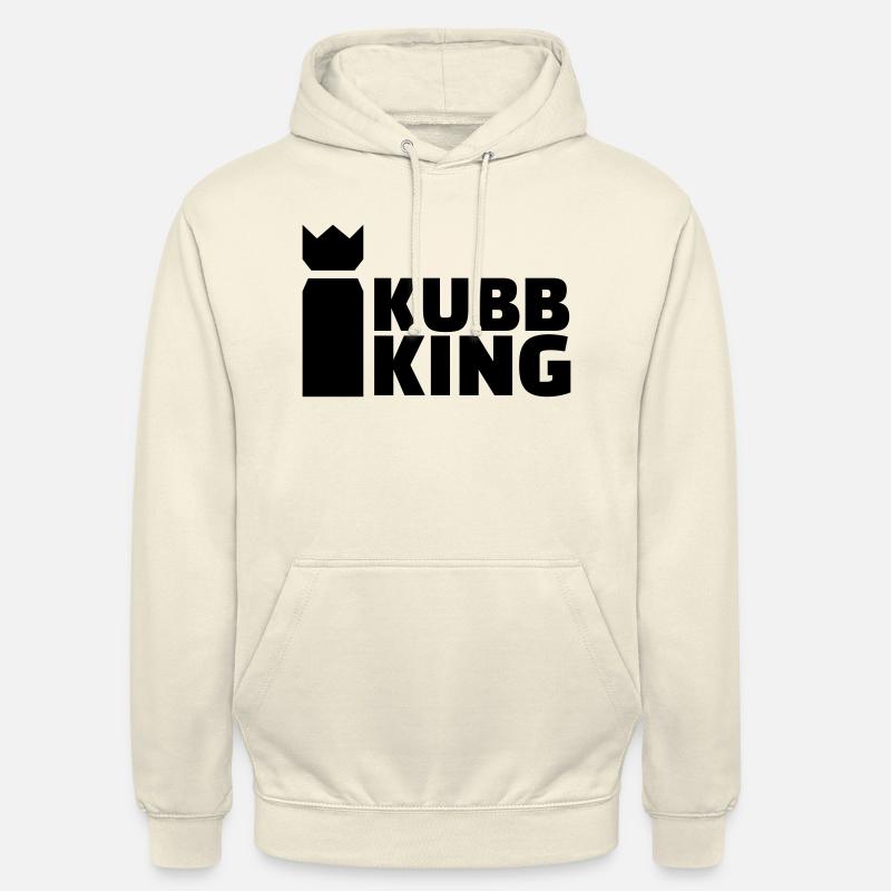 Kubb King - Felpa con cappuccio unisex - milkshake