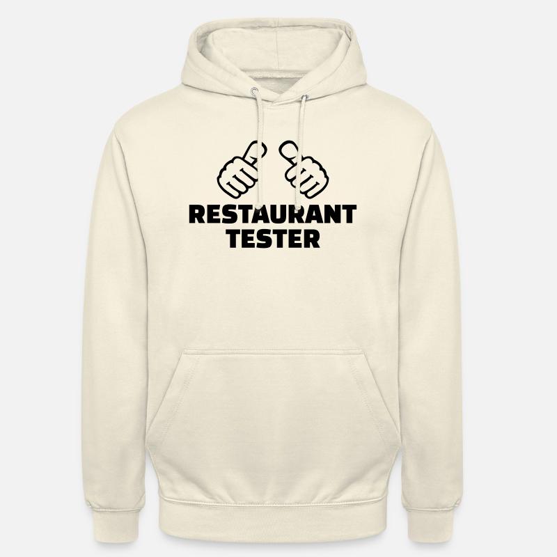 Restaurant tester - Felpa con cappuccio unisex - milkshake