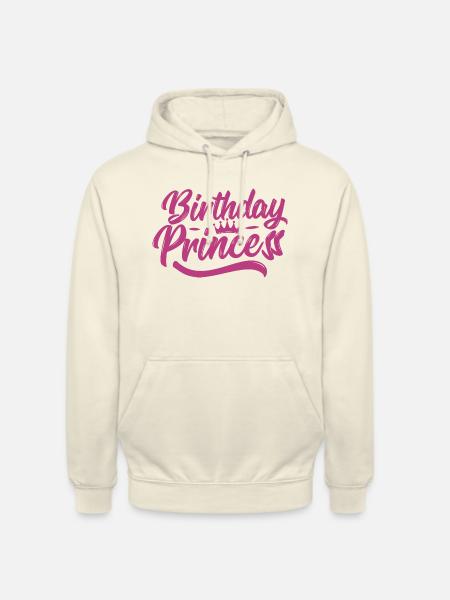 Birthday princess - Unisex Hoodie - Vanille-Milchshake