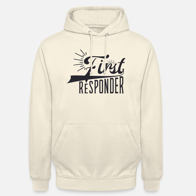 Premier intervenant - Sweat-shirt à capuche unisexe - vanille