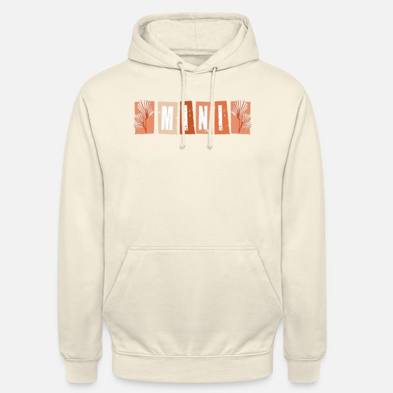 Bébé coupé en papier - Sweat-shirt à capuche unisexe - vanille