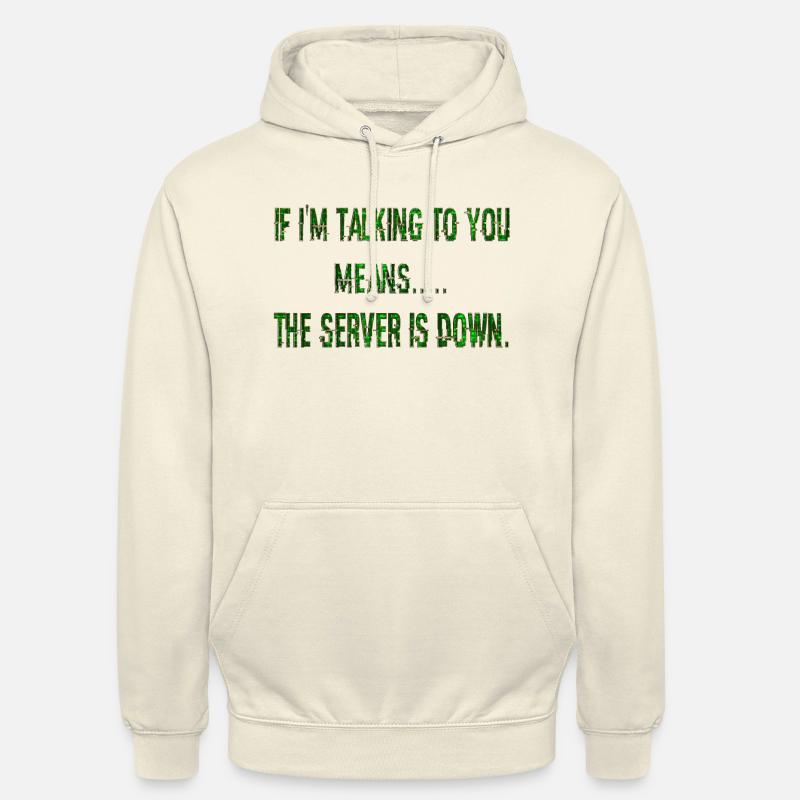 Hacking hacker hacker computer cybersecurity - Unisex Hoodie - vanilla