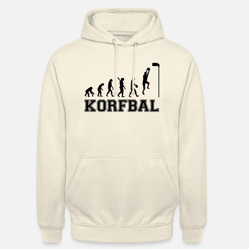 évolution korfball2 0 - Sweat-shirt à capuche unisexe - vanille
