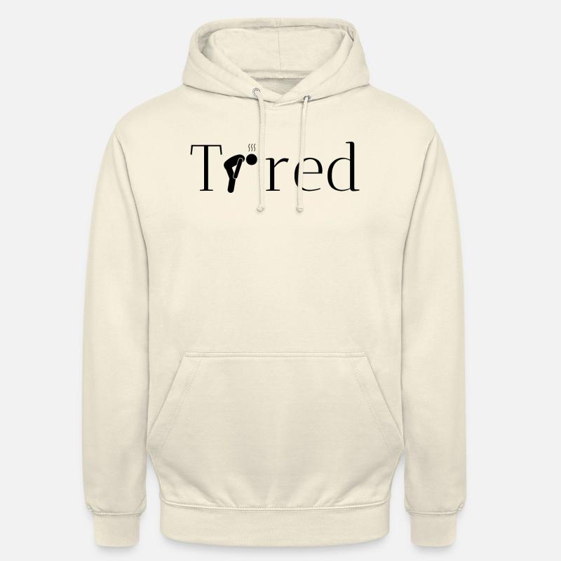 fatigué idée cadeau original - Sweat-shirt à capuche unisexe - vanille