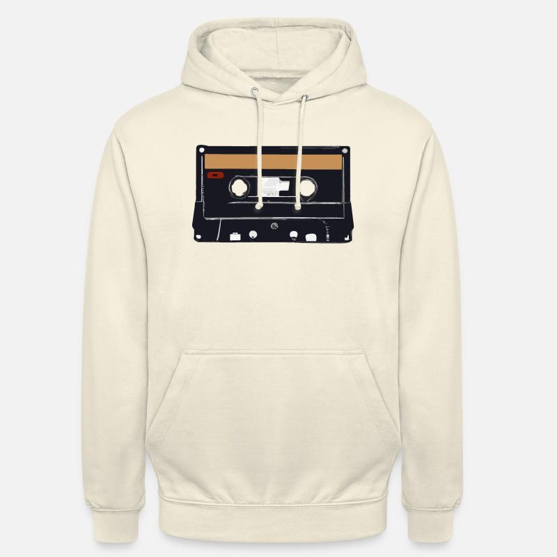 Cassette Retro Idée cadeau - Sweat-shirt à capuche unisexe - vanille