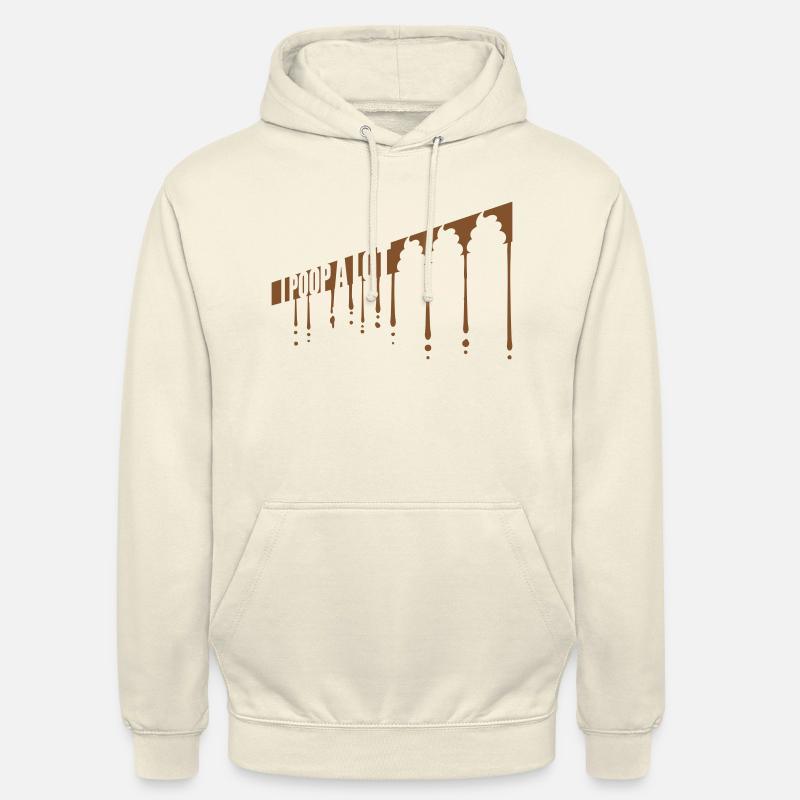 Je fais beaucoup caca - Sweat-shirt à capuche unisexe - vanille
