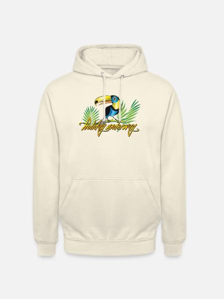 holiday tucan - Unisex Hoodie - Vanille-Milchshake
