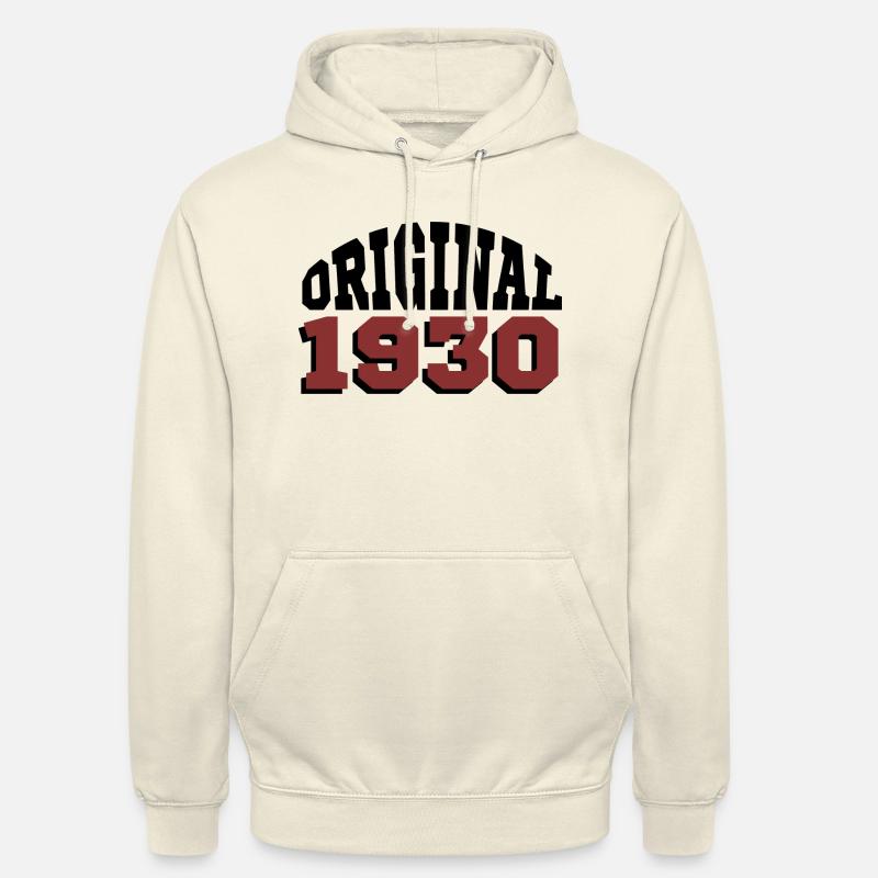 Original 1930 - Sweat-shirt à capuche unisexe - vanille