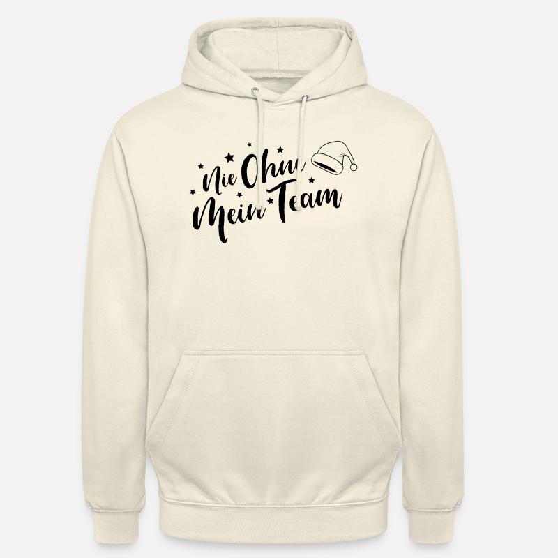 Équipe Noël - Sweat-shirt à capuche unisexe - vanille