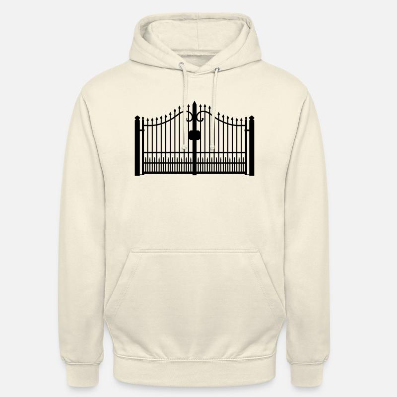 schmiedeeisernes Tor_c1 - Unisex Hoodie - Vanille-Milchshake